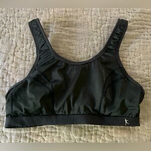Danskin Now Black Sports Bra adjustable straps medium